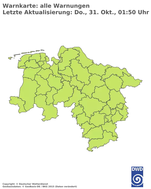 Aktuelle Wetterwarnungen für  Forchheim