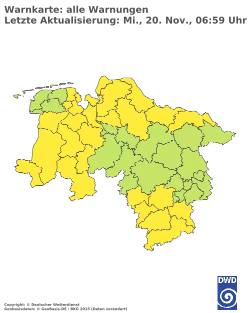 Aktuelle Wetterwarnungen für  Forchheim