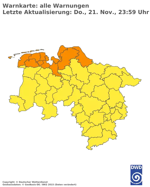 Aktuelle Wetterwarnungen für  Forchheim