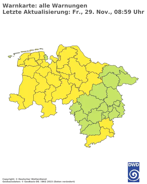 Aktuelle Wetterwarnungen für  Forchheim