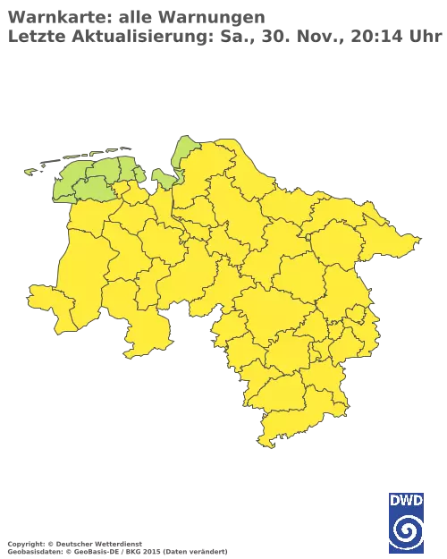 Aktuelle Wetterwarnungen für  Forchheim