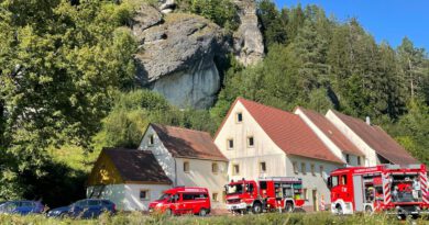 Einsatzübung: Brand in der Schlöttermühle